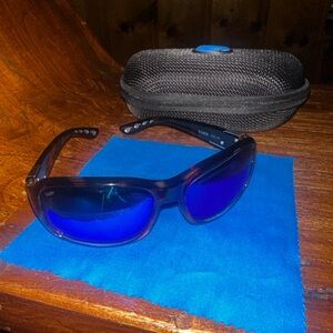 Costa inlet sunglasses tortoise with blue polarized lens